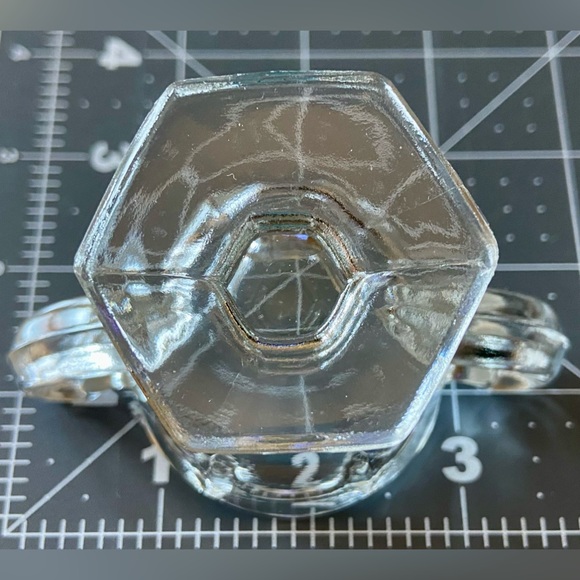 Early 1900’s Central Glass Works-(Krystol) Pedestal Dish Salt Dip/Cellar/Eyewash - Picture 9 of 16